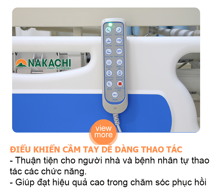 Giường Y Tế Đa Năng Điện Cơ Nakachi NC-04DC